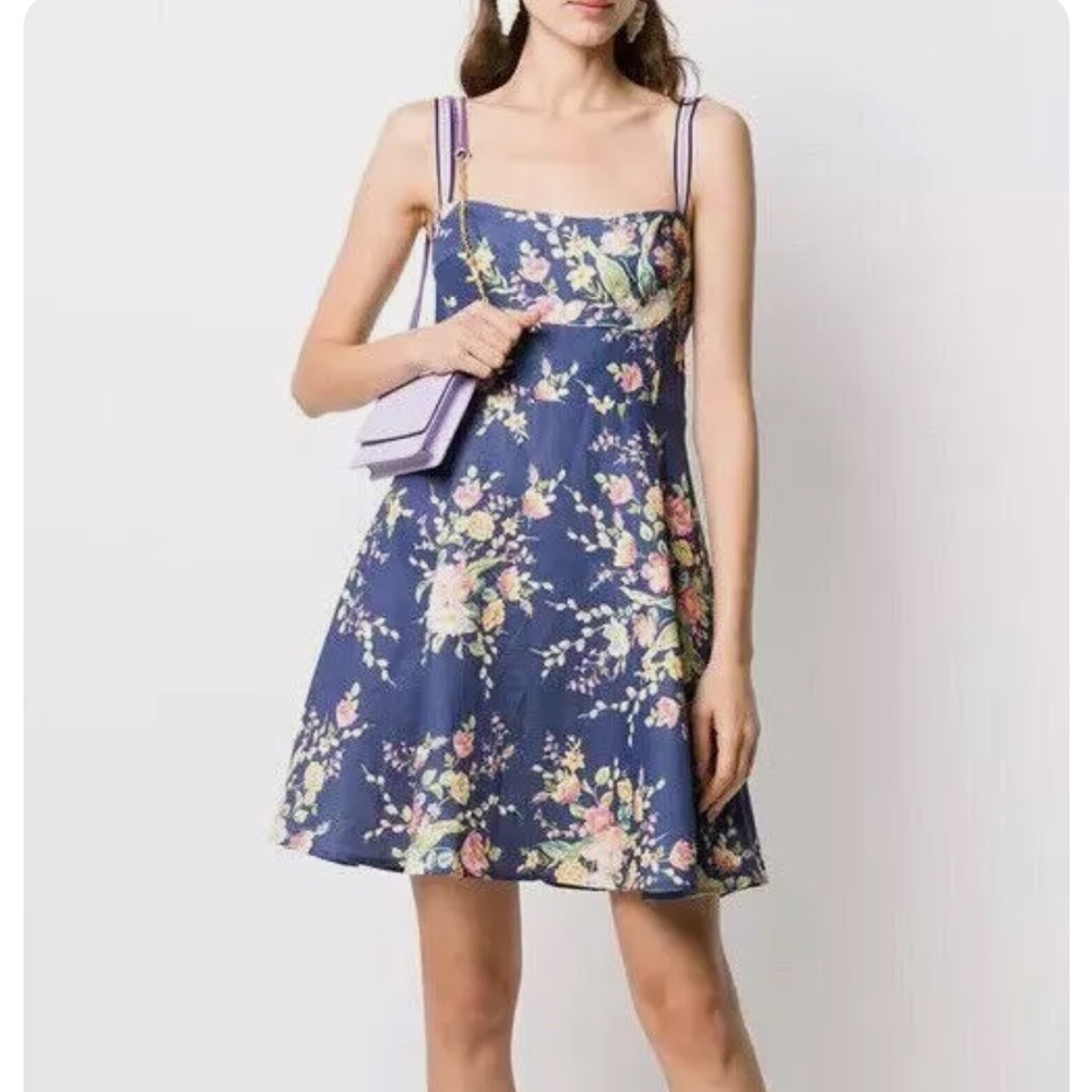 Zimmermann Zinnia Linen Mini Dress